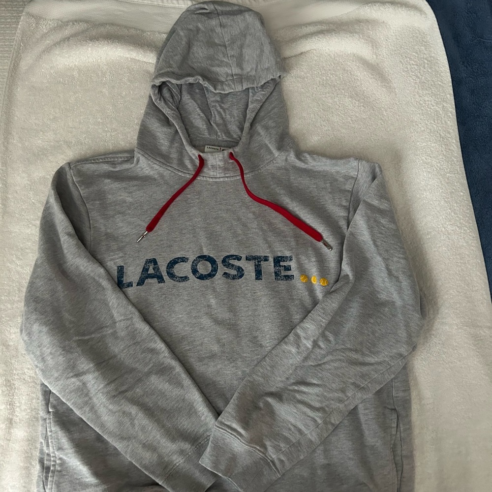 Lacoste hoodie.